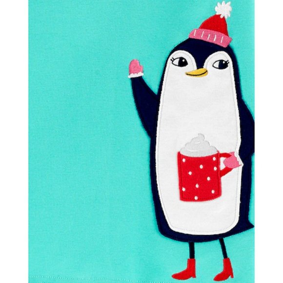 Girls Size 4 Carter's 4-Piece Penguin Snug Fit Pajamas Retail $44.00 - Picture 2 of 6